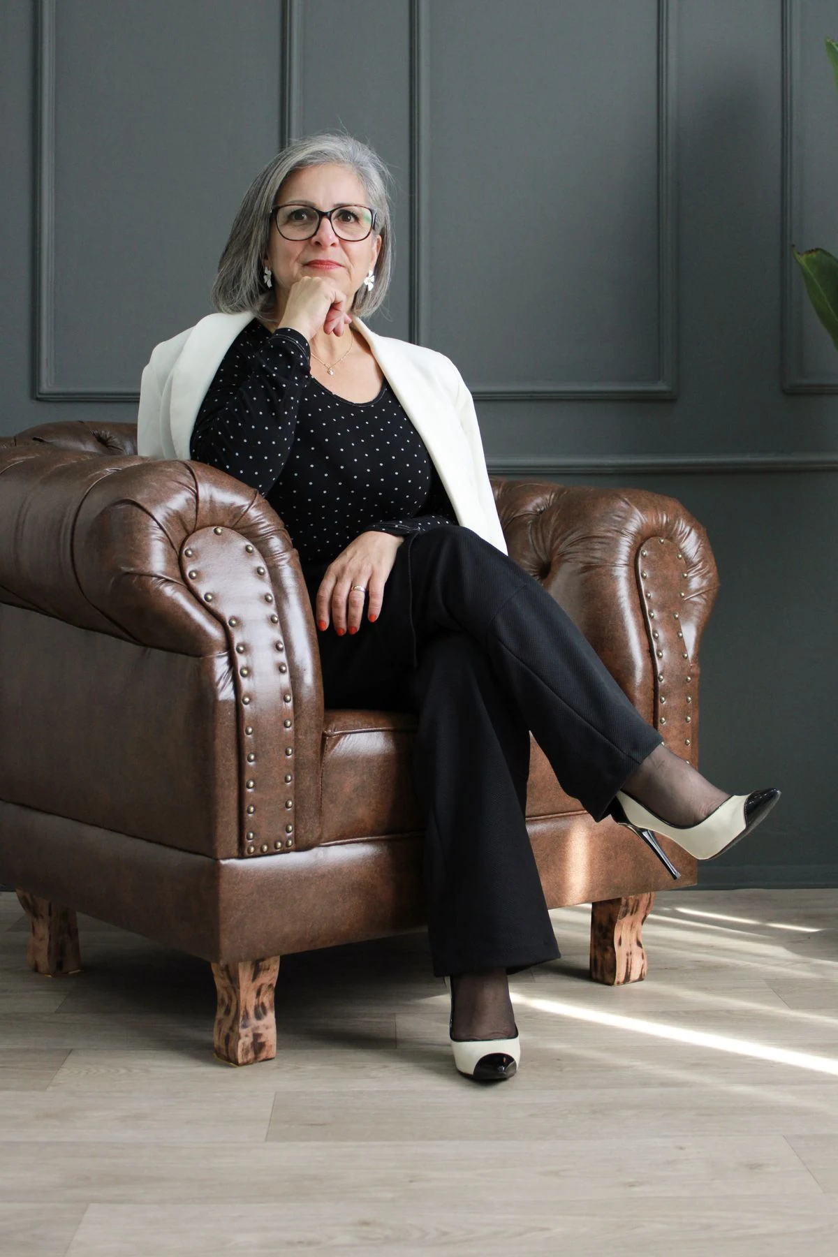 Retrato executiva sênior IA